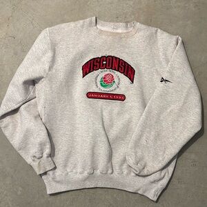 Wisconsin Grey Reebok sweatsh